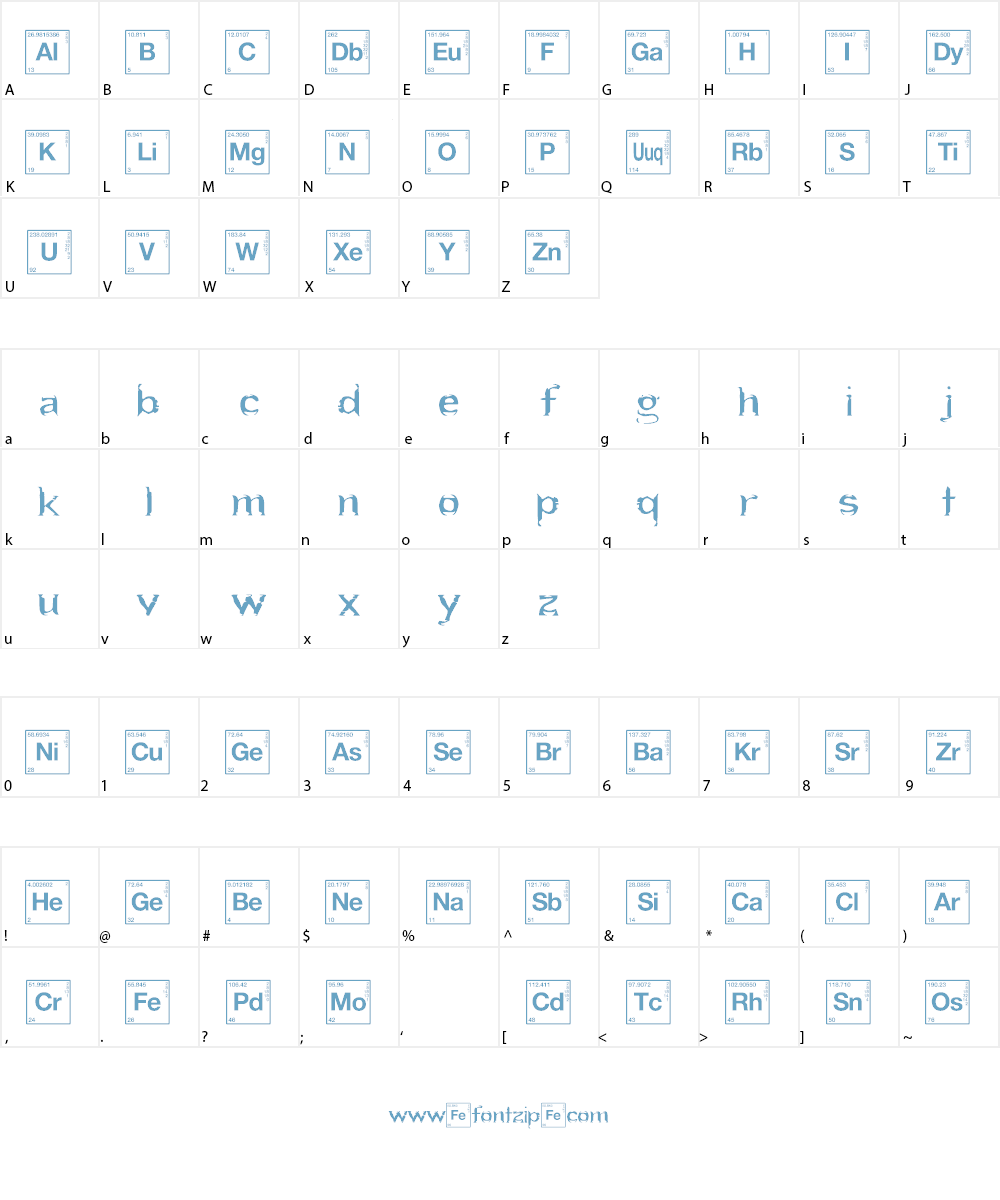 Heart Breaking Bad Font Character